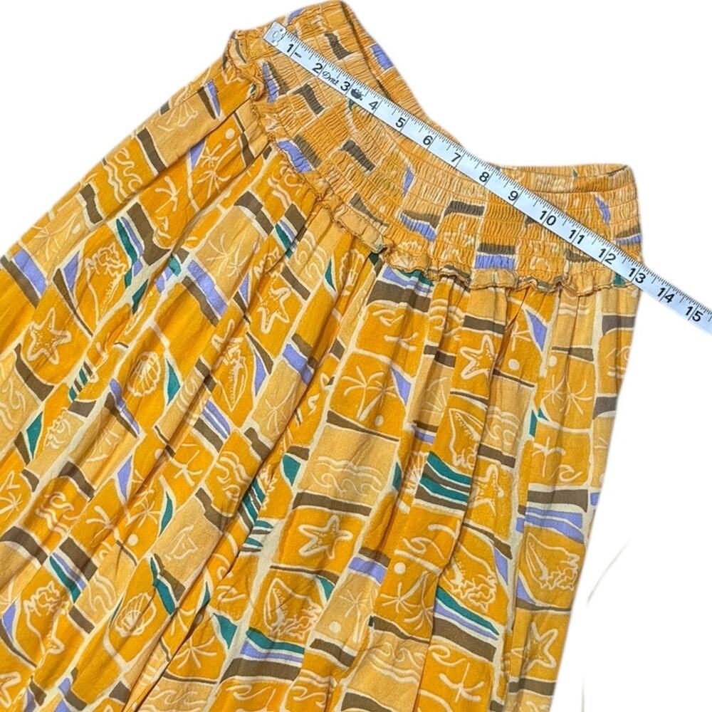True Destinations High Risk Smocked Waist Wide-Leg Resort Pants - Size M - Picture 4 of 4